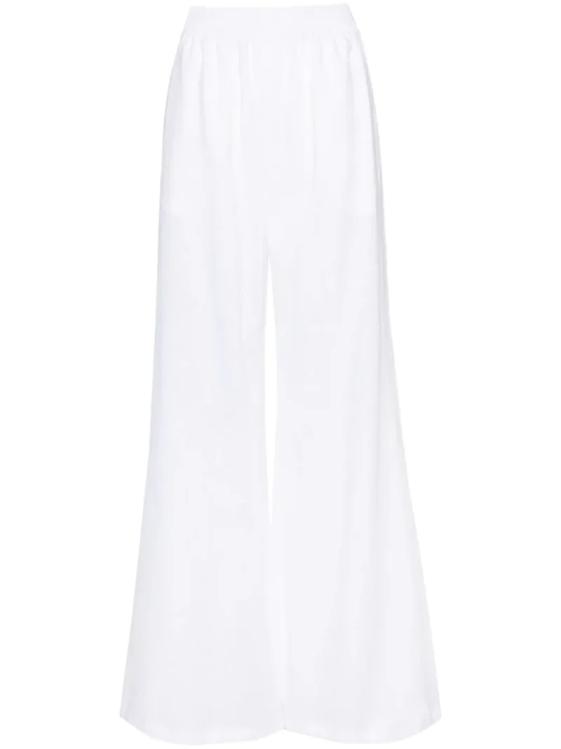 Pantaloni Fabiana Filippi Wide-Leg albi