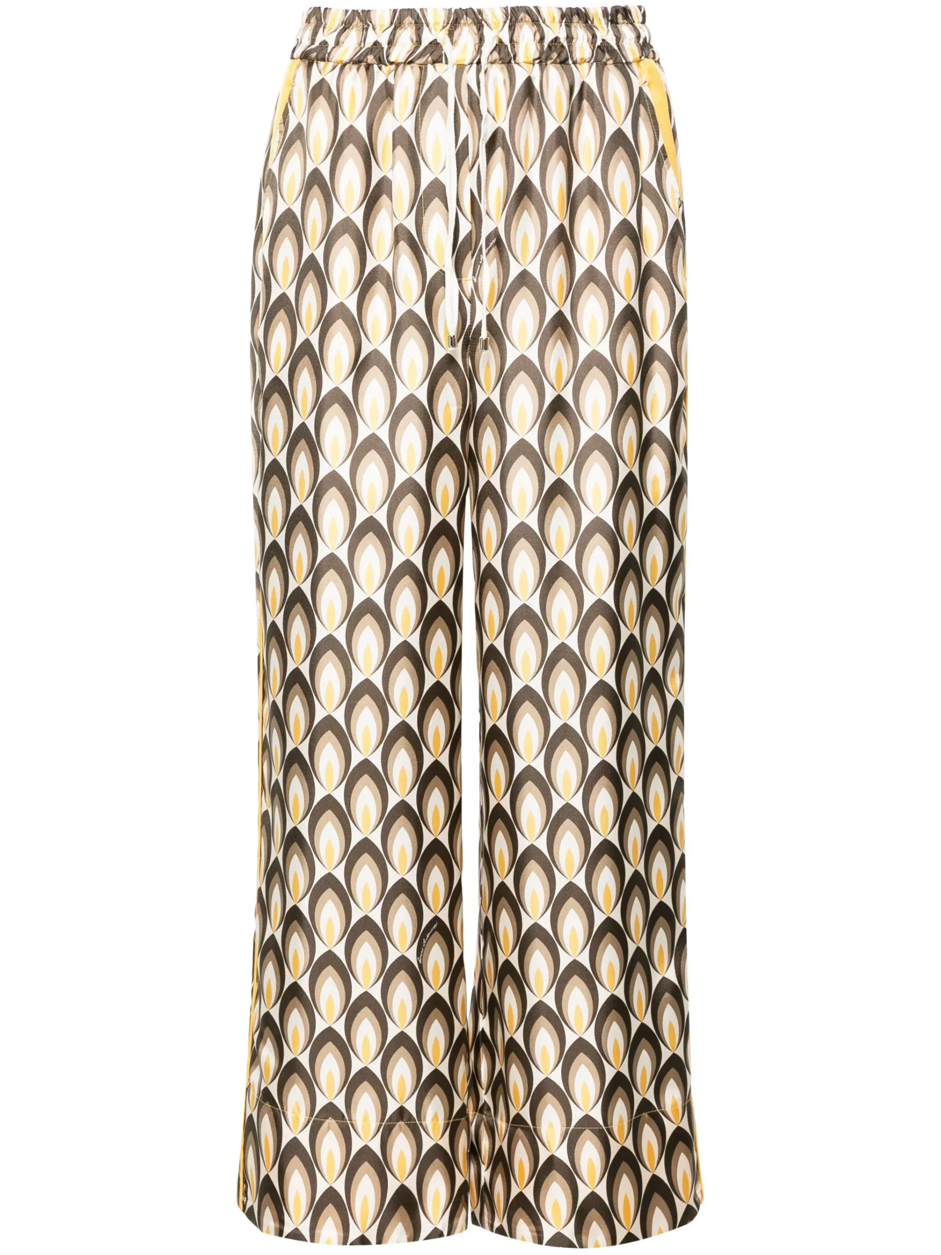 Pantaloni Lorena Antoniazzi High Waist Palazzo multicolor