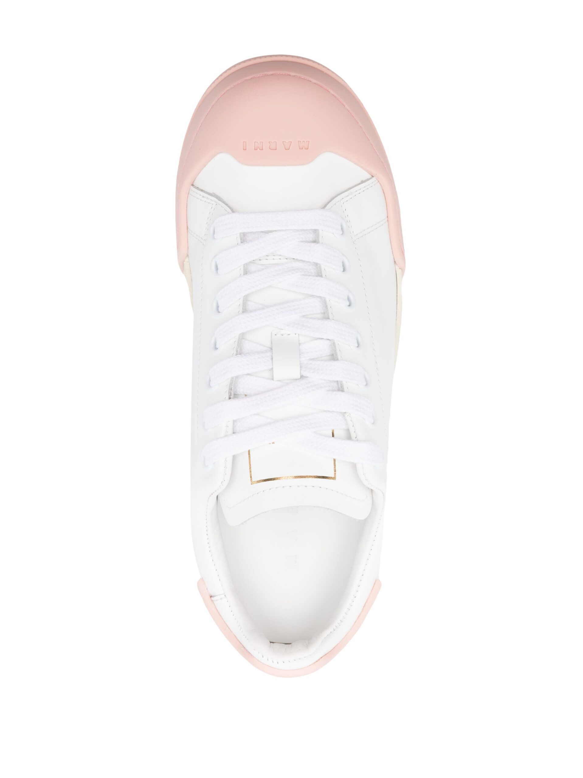 Sneakers Marni Dada Bumper albi - imagine 4