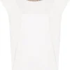 Top Fabiana Filippi Beaded alb