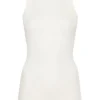 Top JIL SANDER Silk Sleeveless alb