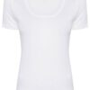 Tricou 120% Lino Round-Neck alb