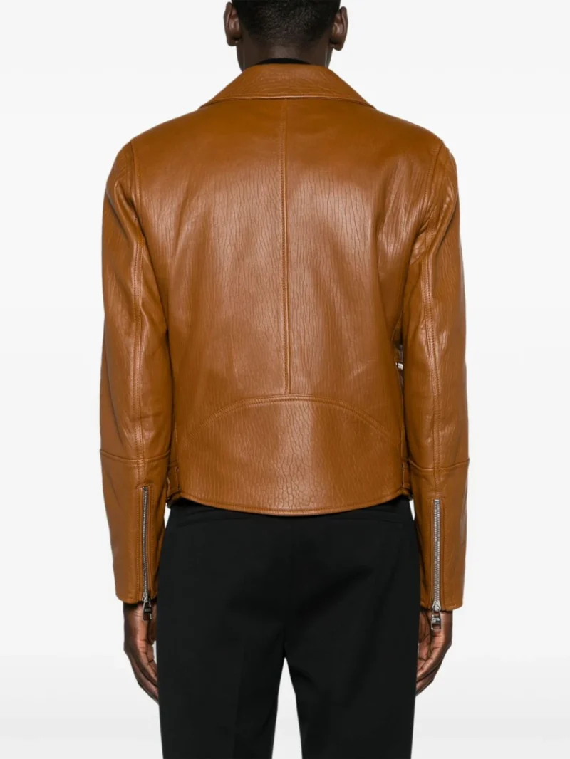 Alternative view of Jacheta Alexander McQueen ZIp-Up Biker maro