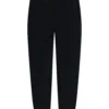 Pantaloni Alexander McQueen Striped Cady Track negru