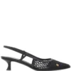 Pantofi FERRAGAMO 40mm Vara-Applique Slingback negru