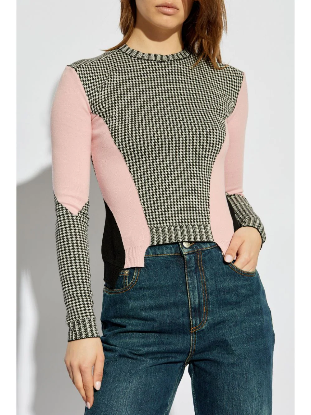 Pulover Alexander McQueen Checked multicolor - imagine 3