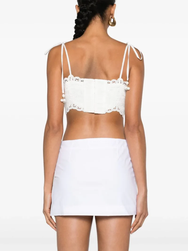 Alternative view of Top Zimmermann Ottie Broderie Anglaise ecru