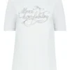 Tricou Nina Ricci How Fabulous alb