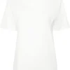 Tricou Jil Sander logo-print alb