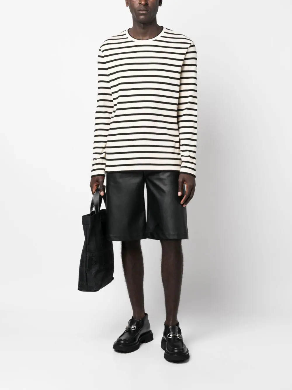 Bluza JIL SANDER Horizontal Stripe-Print multicolor - imagine 4