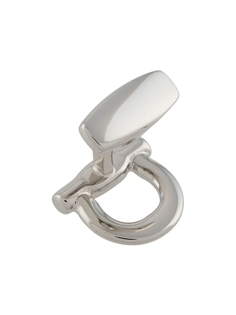 Alternative view of Butoni FERRAGAMO Gancini argintiu