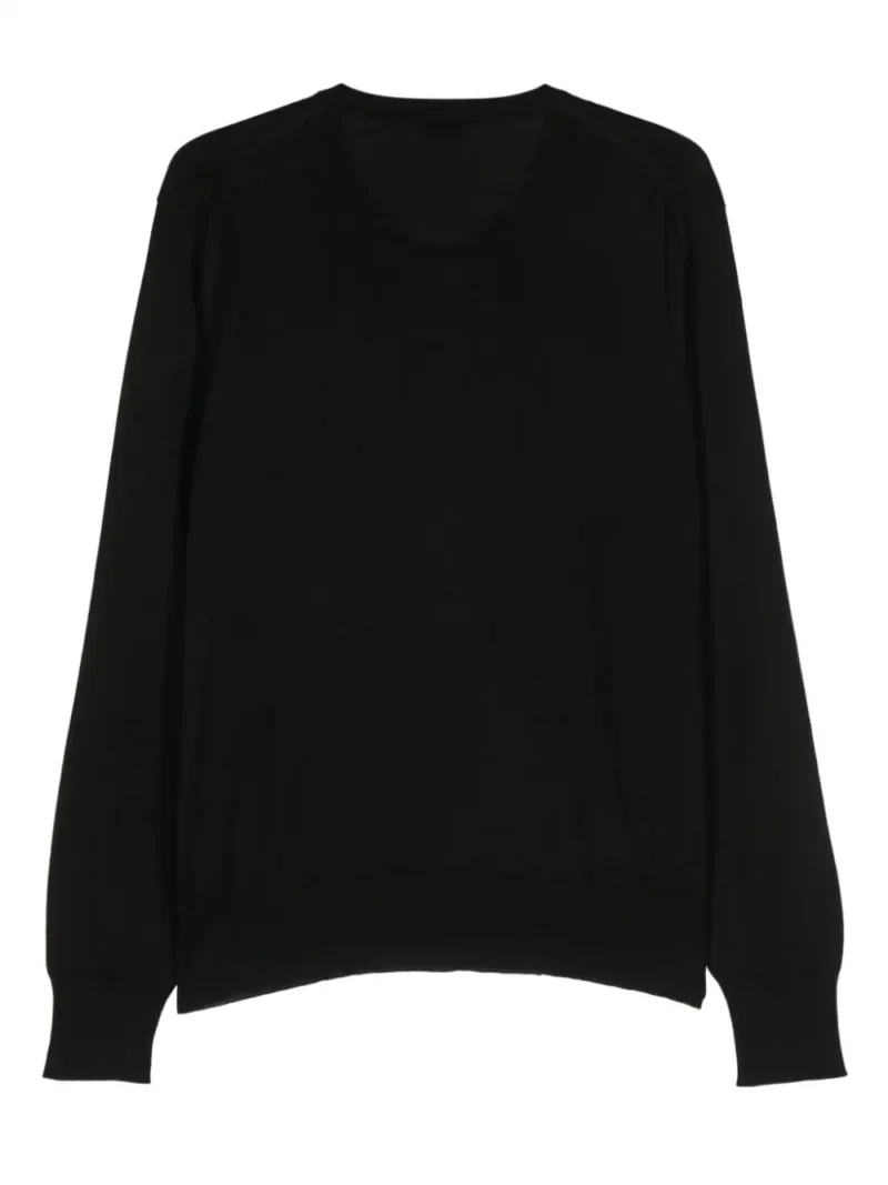 Alternative view of Cardigan TOM FORD Fine Knit negru
