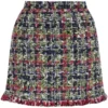 Fusta mini ETRO Tweed-Boucle Check multicolor