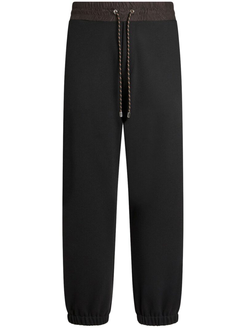 Pantaloni ETRO Drawstring Jersey sport negri