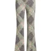 Pantaloni ETRO Flared Printed Cady multicolor