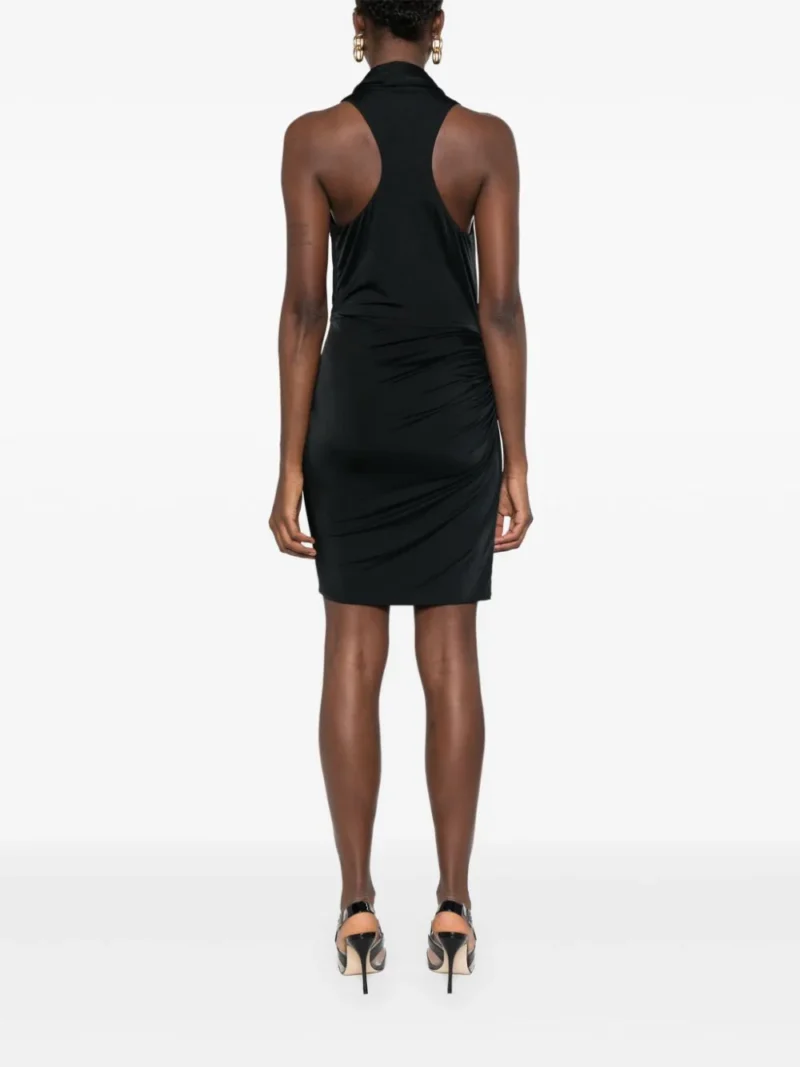 Alternative view of Rochie mini Tom Ford Cowl-Neck negru