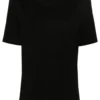 Tricou Jil Sander logo-print negru