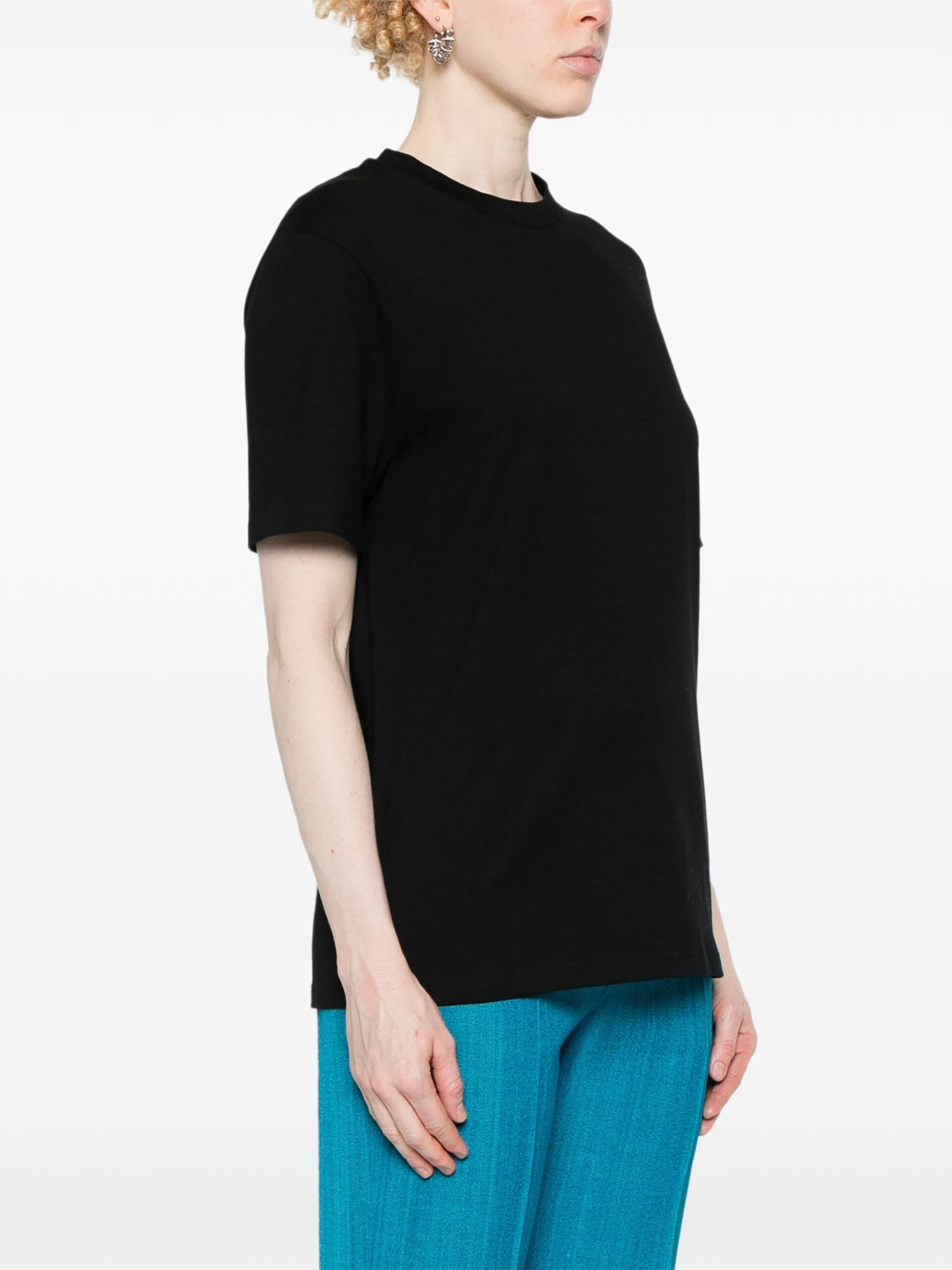 Tricou Jil Sander logo-print negru - imagine 3