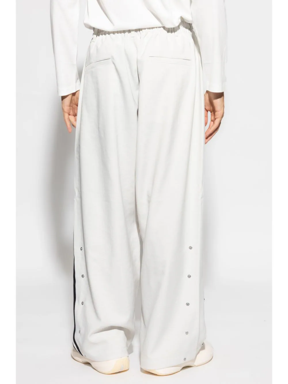 Pantaloni Y-3 Uniform Track gri - imagine 2