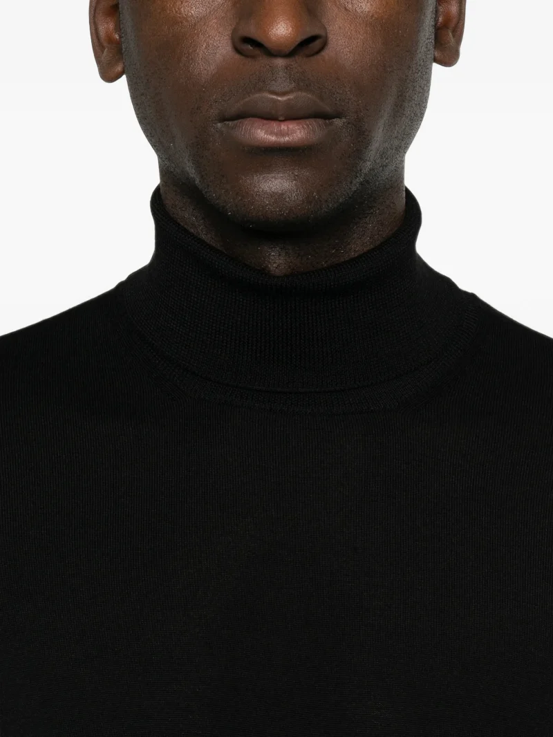 Maleta Gran Sasso Roll-Neck negru - imagine 5