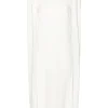 Rochie Stella McCartney cape-design alb