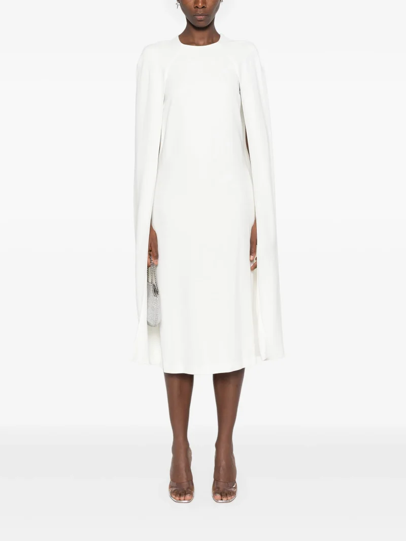 Alternative view of Rochie Stella McCartney cape-design alb
