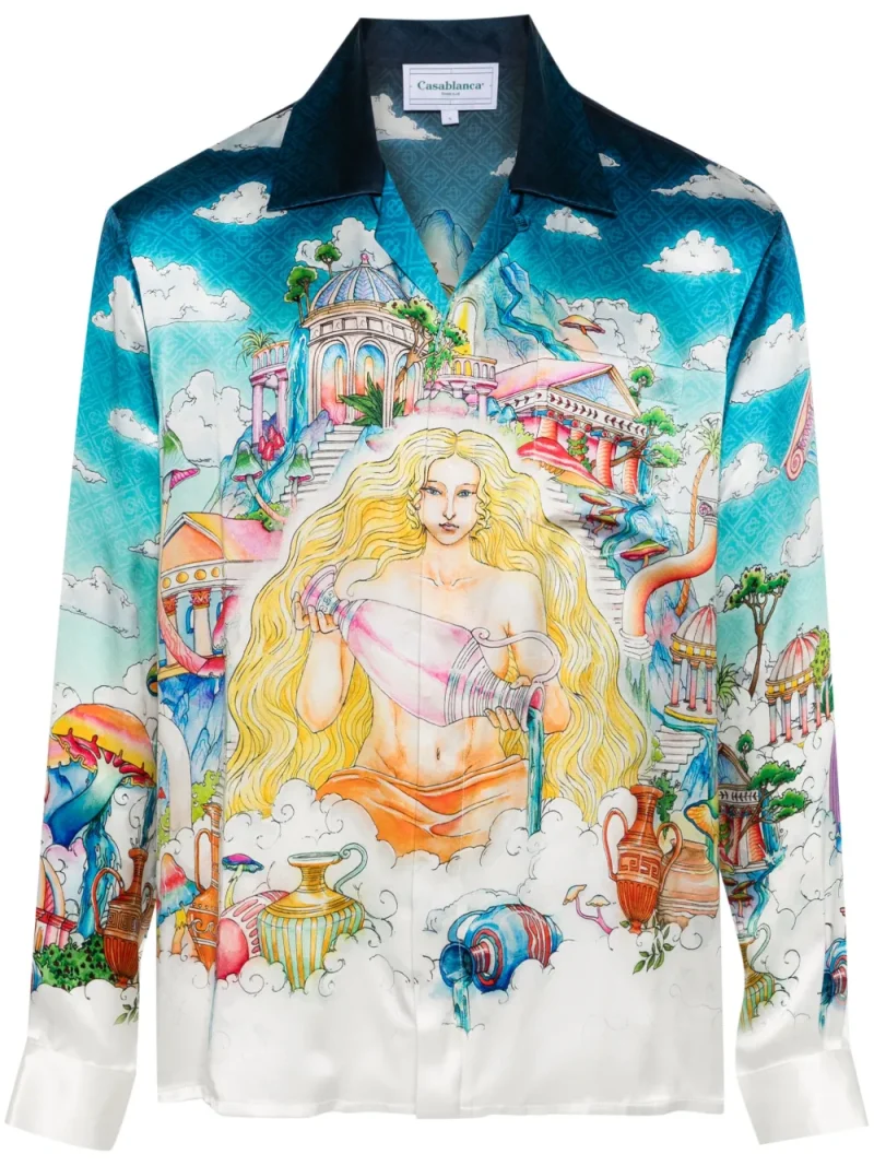 Camasa Casablanca The Road To Knowledge multicolor