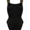 Costum de baie Versace Greca-Detailing negru