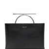 Geanta plic Alexander McQueen Cross-Bar negru
