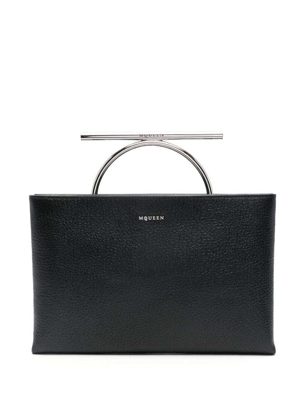 Geanta plic Alexander McQueen Cross-Bar negru