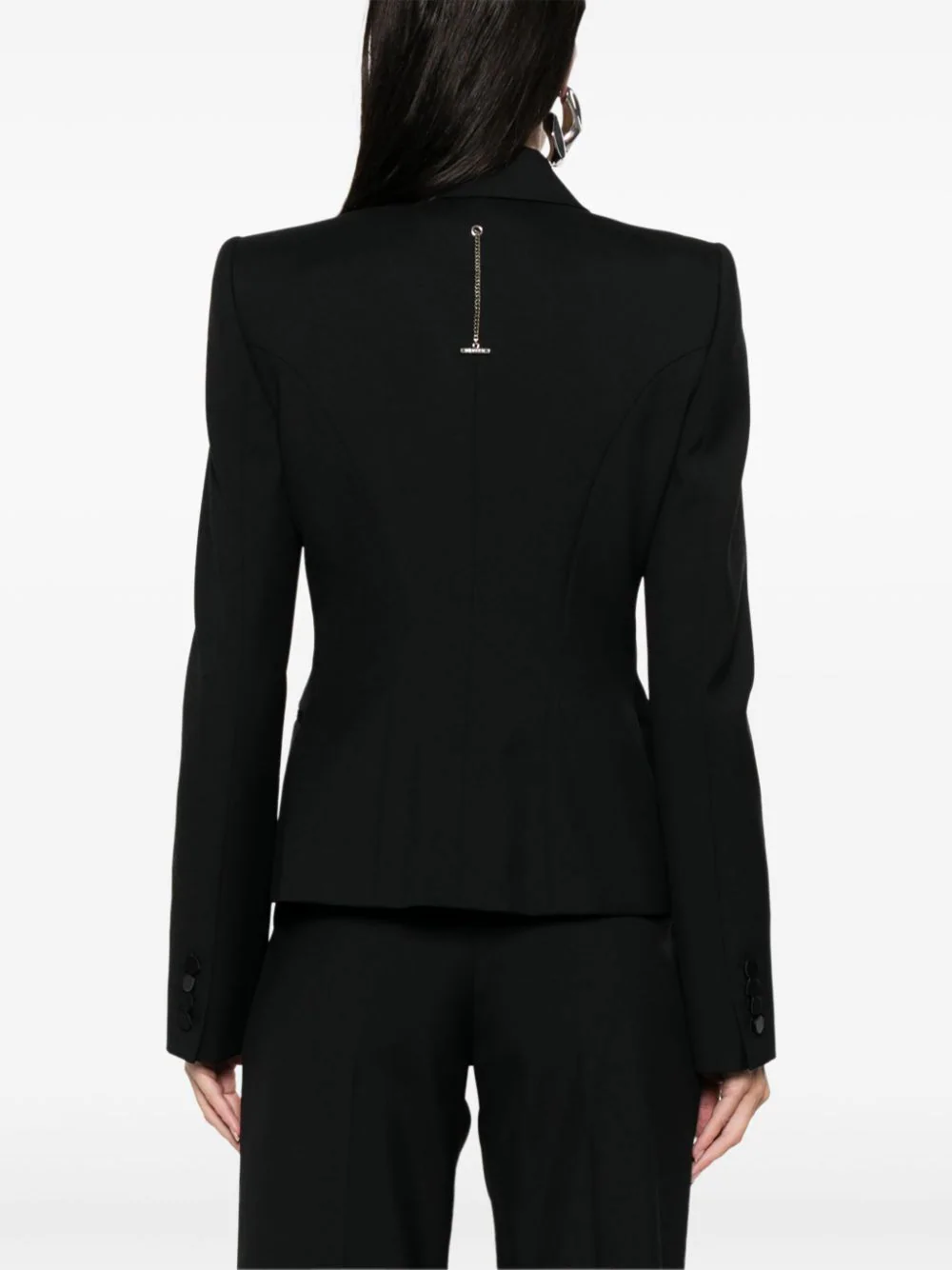 Sacou Alexander McQueen Wool negru - imagine 2