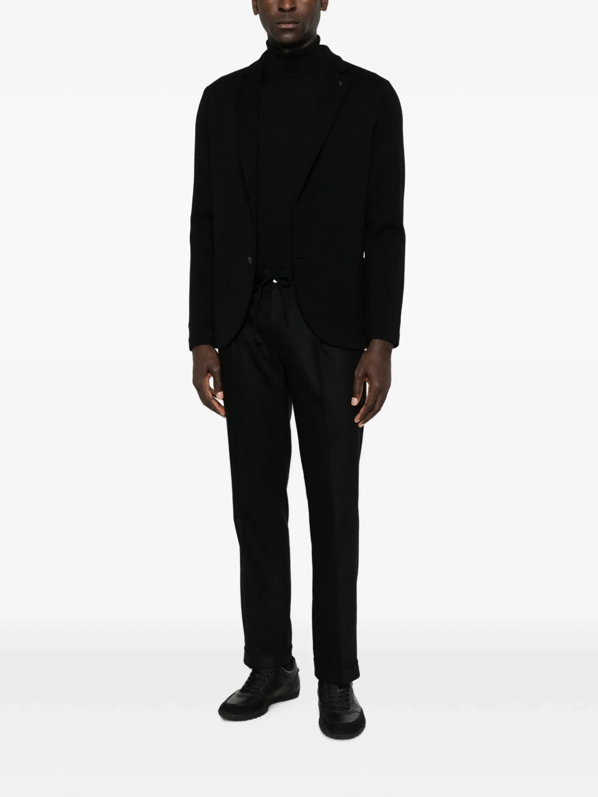 Maleta Gran Sasso Roll-Neck negru - imagine 4