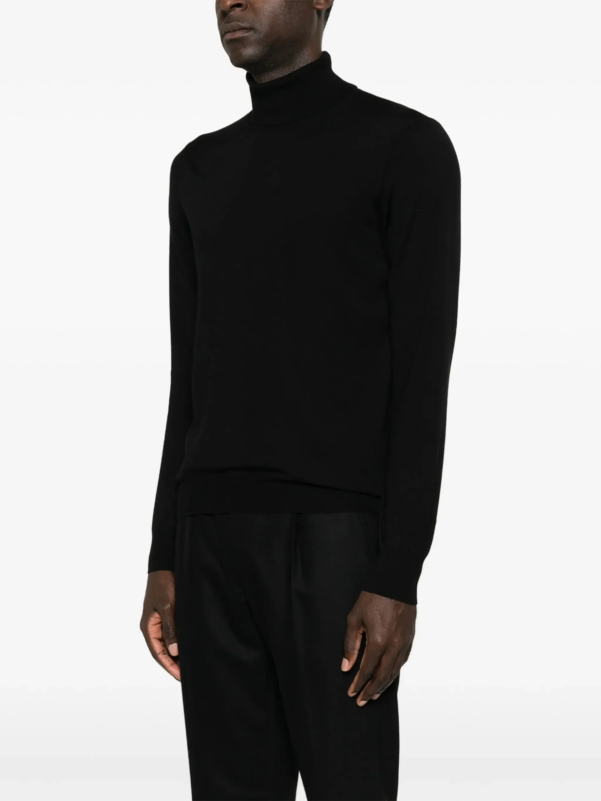 Maleta Gran Sasso Roll-Neck negru - imagine 3