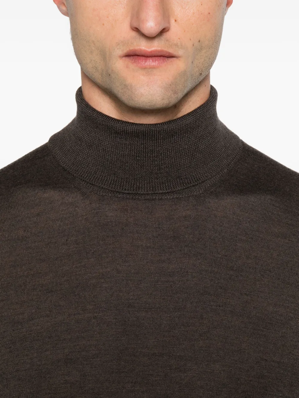 Maleta Gran Sasso Turtleneck maro - imagine 5