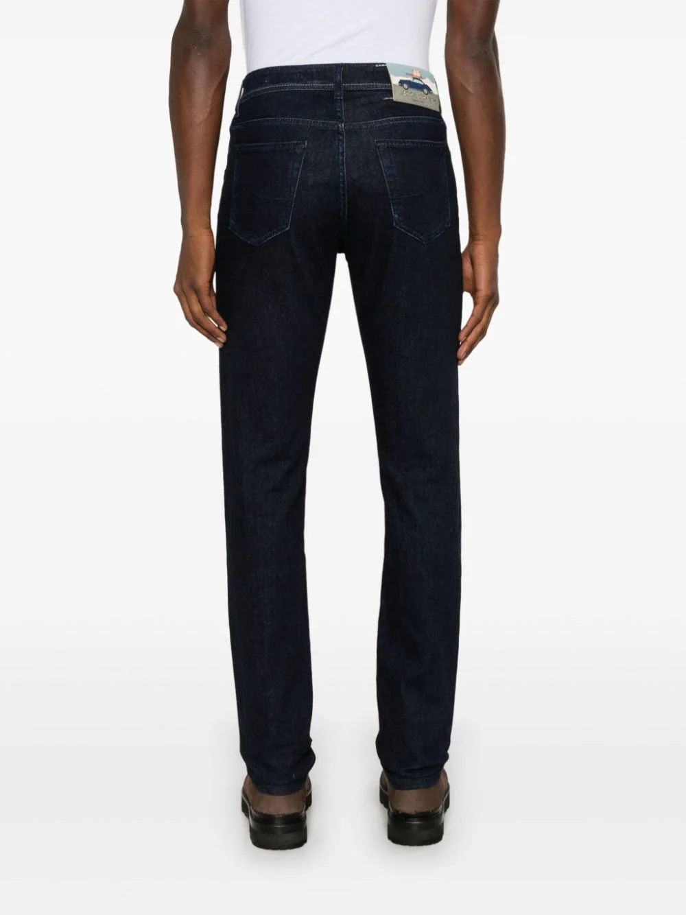 Pantaloni denim Jacob Cohën Bard bleumarin - imagine 2