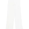 Pantaloni Lorena Antoniazzi Sequin-Embellished ecru