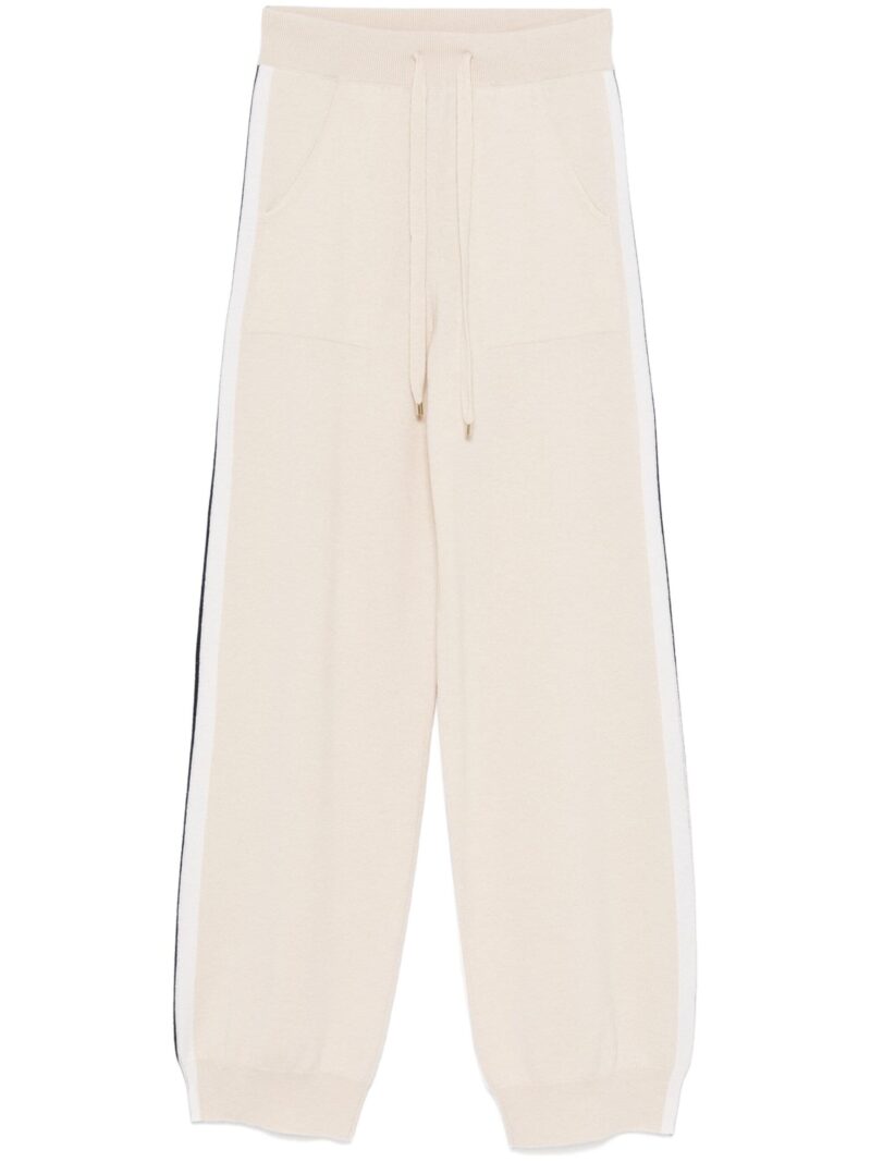 Pantaloni Lorena Antoniazzi stripe bej
