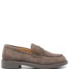 Pantofi loafers Doucal's Penny-Slot maro