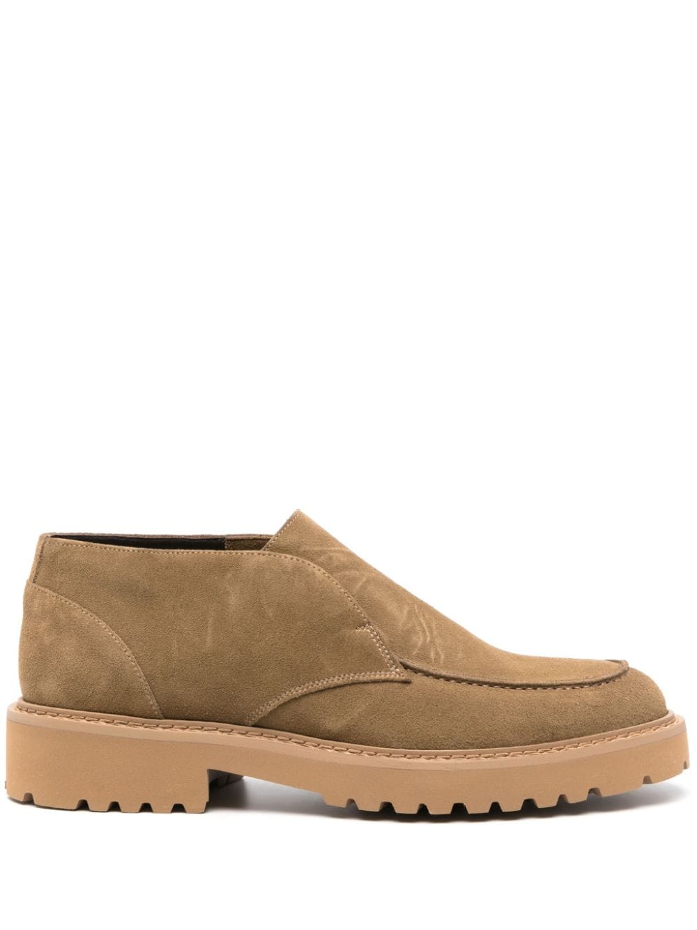 Pantofi loafers Doucal's Suede maro