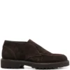 Pantofi loafers Doucal's Suede maro