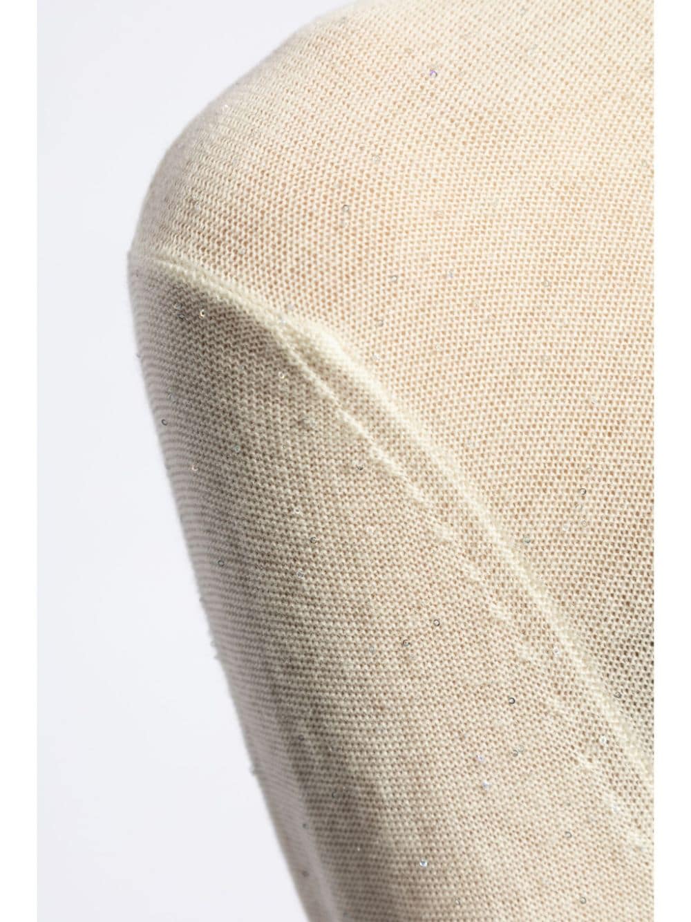 Pulover Fabiana Filippi Ribbed Knit Turtle Neck alb - imagine 6