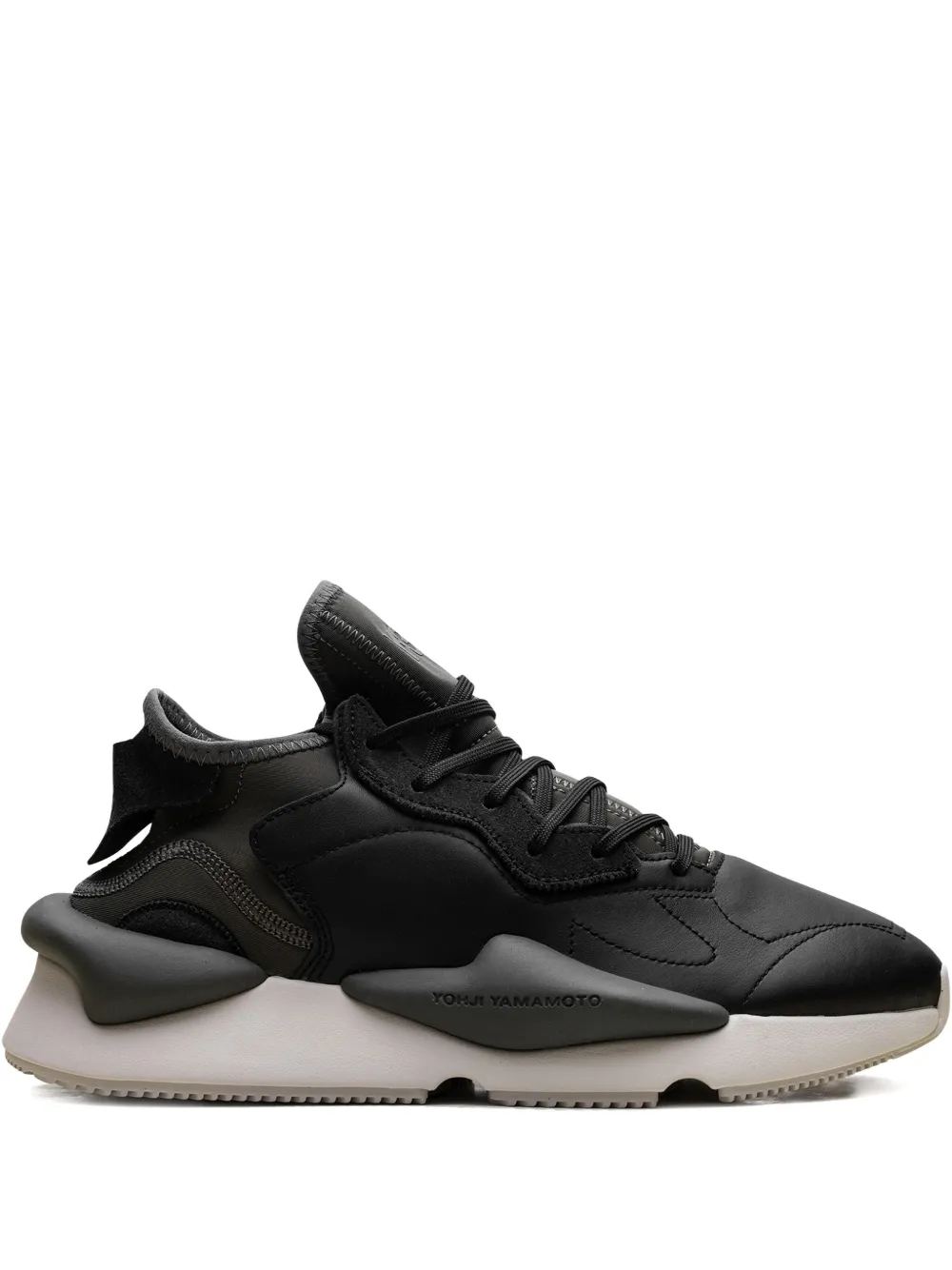 Sneakers Y-3 Kaiwa Black Cinder Chalk Pearl negru