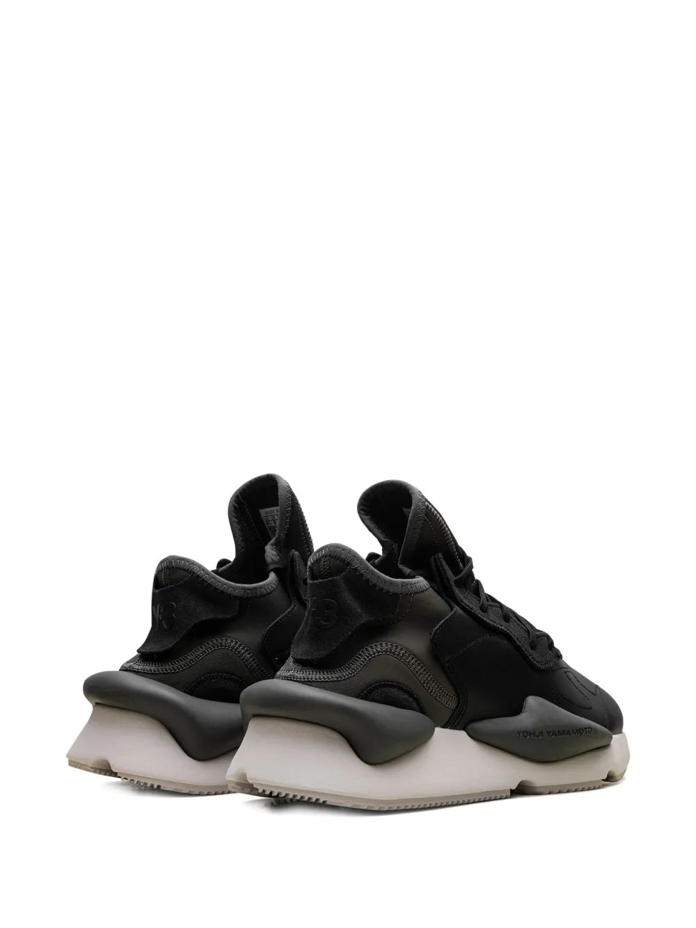 Sneakers Y-3 Kaiwa Black Cinder Chalk Pearl negru - imagine 2