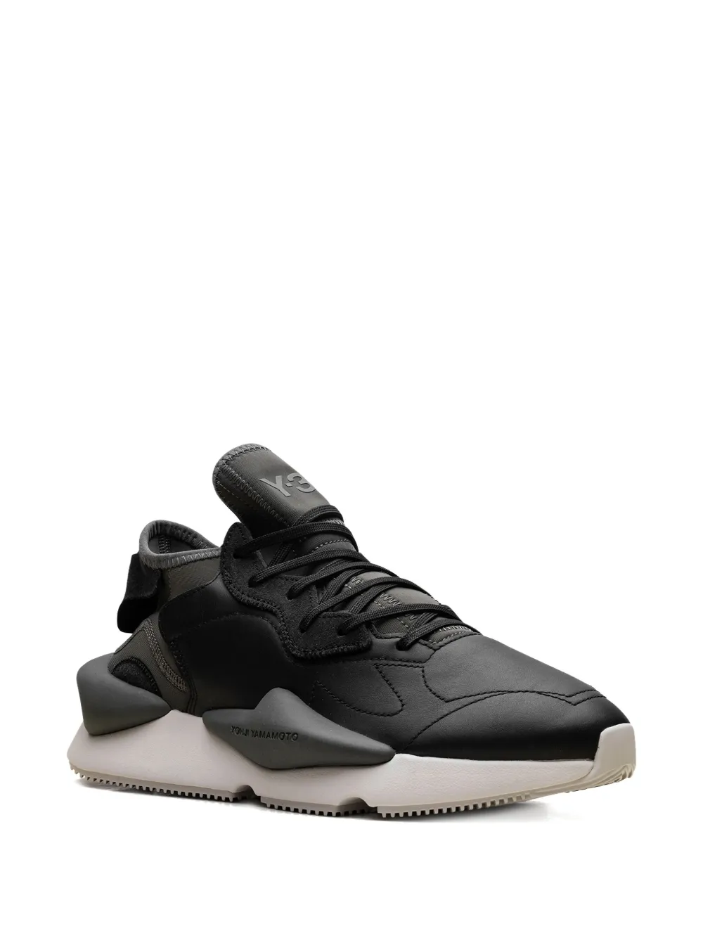 Sneakers Y-3 Kaiwa Black Cinder Chalk Pearl negru - imagine 3