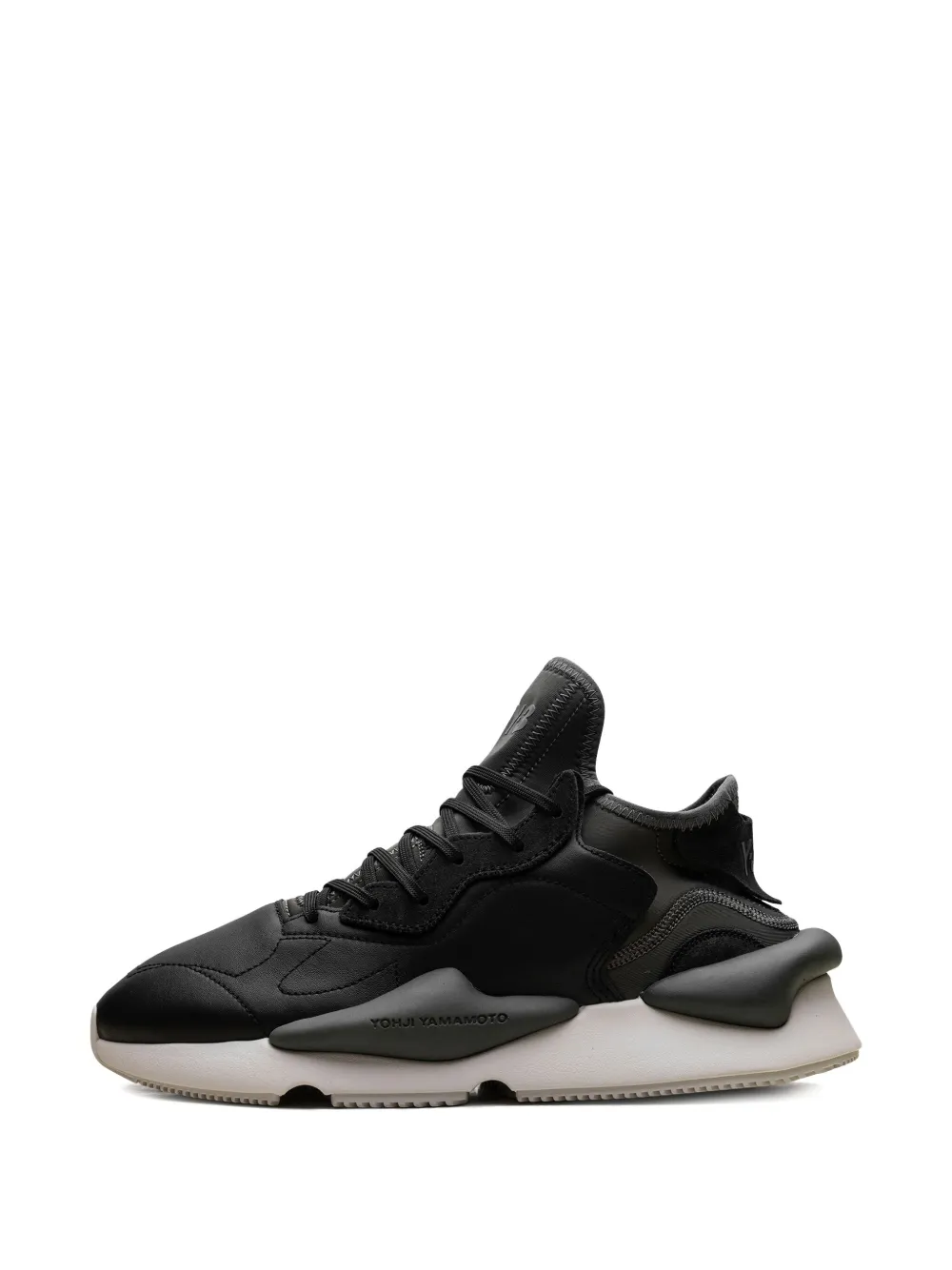 Sneakers Y-3 Kaiwa Black Cinder Chalk Pearl negru - imagine 4