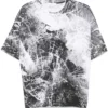 Tricou Alexander McQueen Smashed Screen-Print multicolor