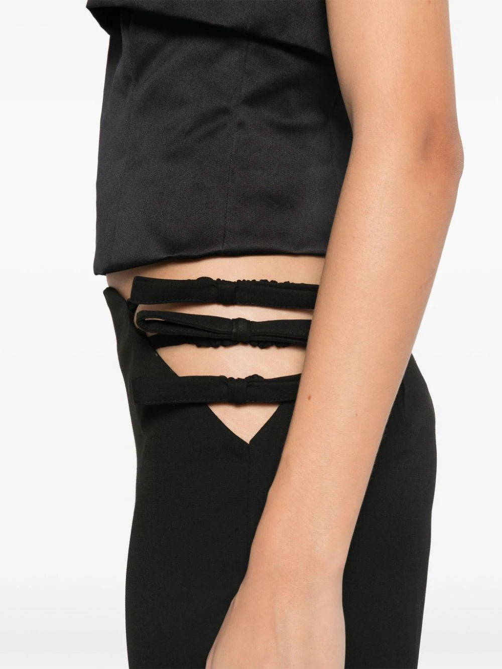 Pantaloni Cult Gaia Malie negru - imagine 5