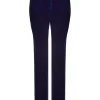 Pantaloni Nina Ricci Straight albastri