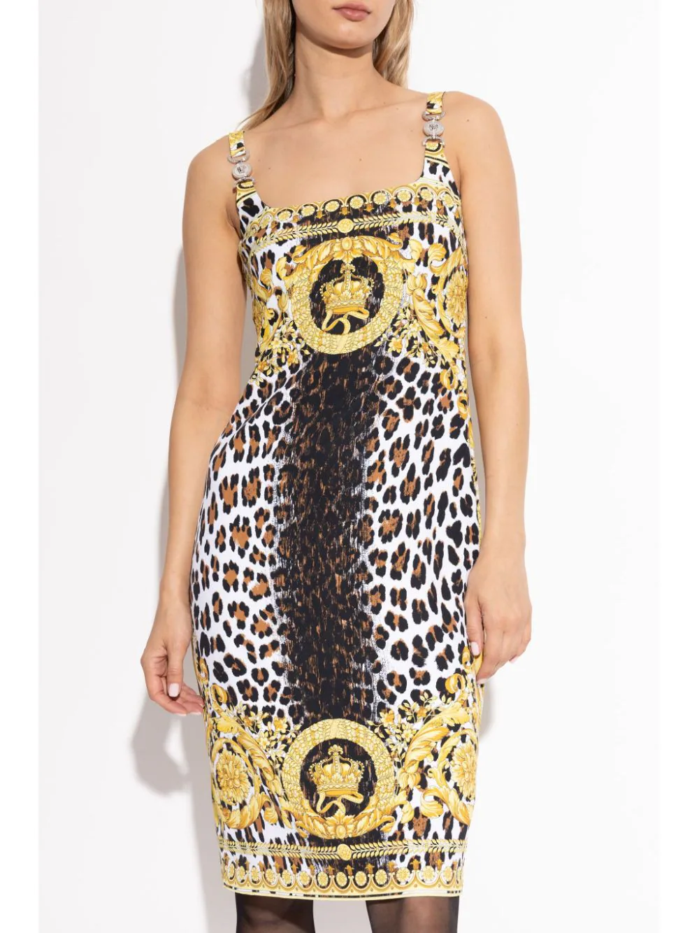 Rochie Versace Medusa-Printed multicolor - imagine 3