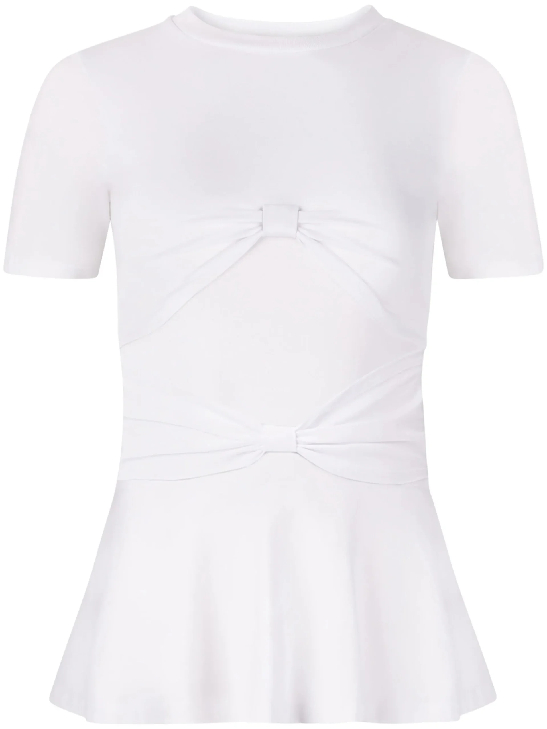 Tricou Nina Ricci Bow Detailed alb